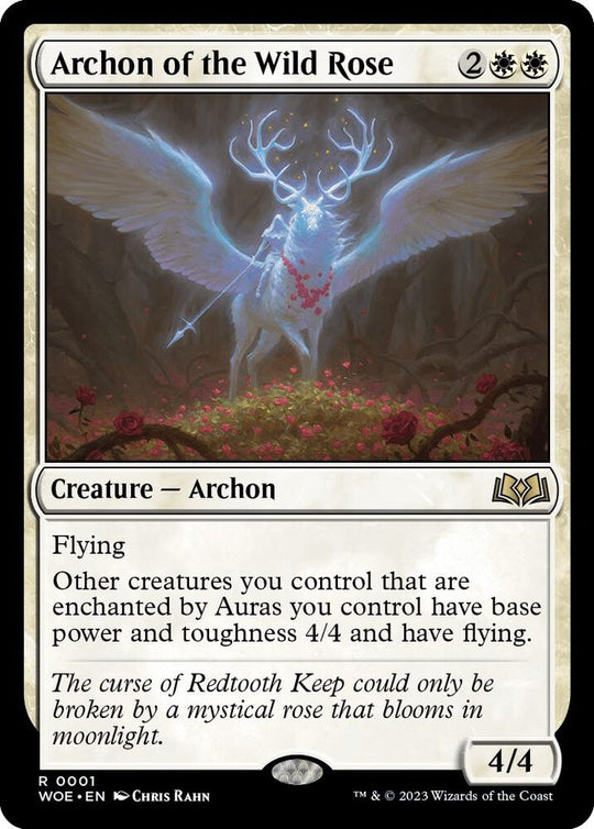 Image for Archon of the Wild Rose (1) (WOE) - Magic: The Gathering