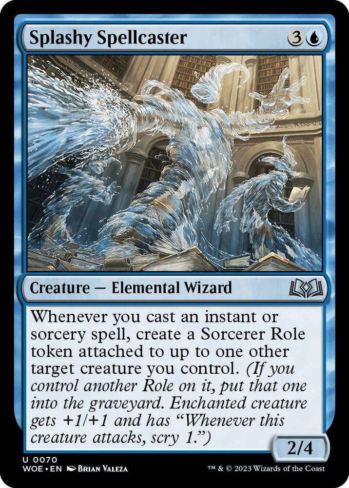 Image for Splashy Spellcaster (70) - Magic: The Gathering