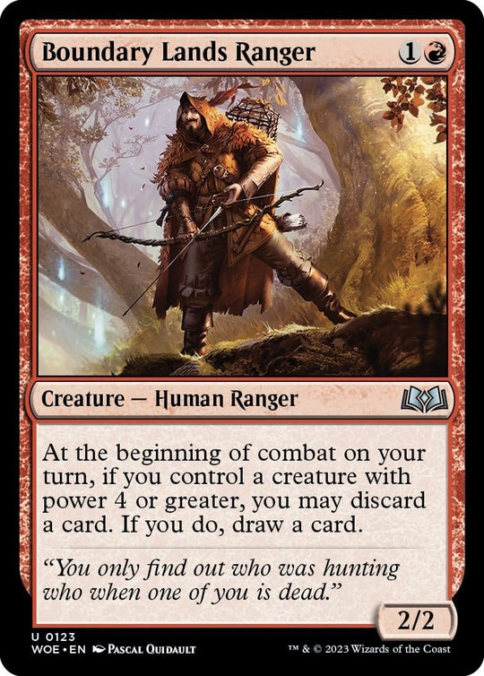 Image for Boundary Lands Ranger (123) - Magic: The Gathering
