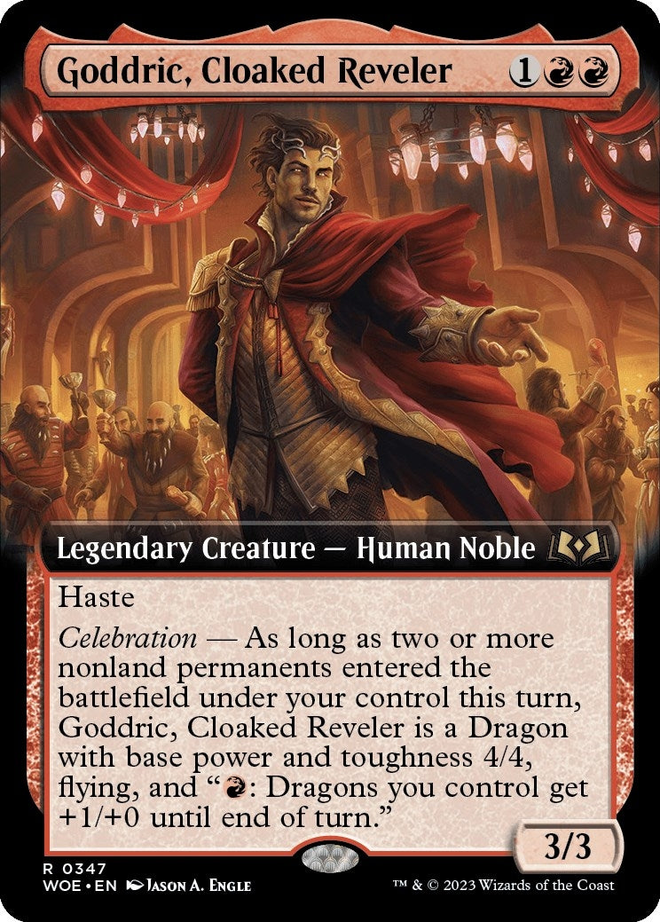 Image for Goddric, Cloaked Reveler (Extended Art) (347) - Magic: The Gathering