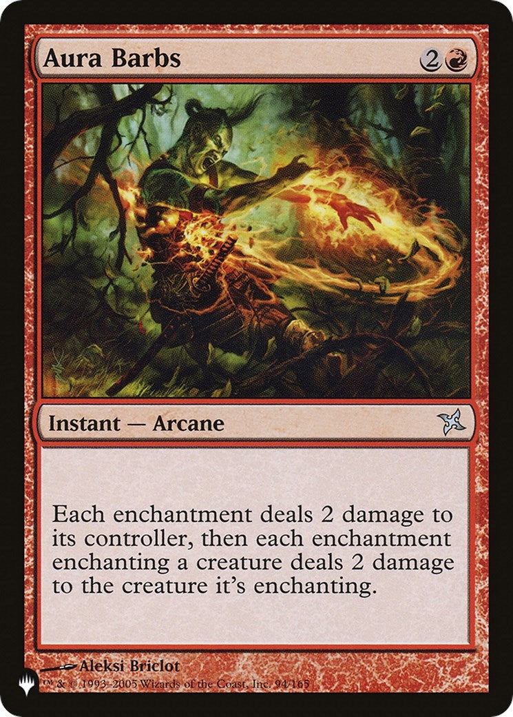 Image for Aura Barbs (94/165) (LIST) - Magic: The Gathering