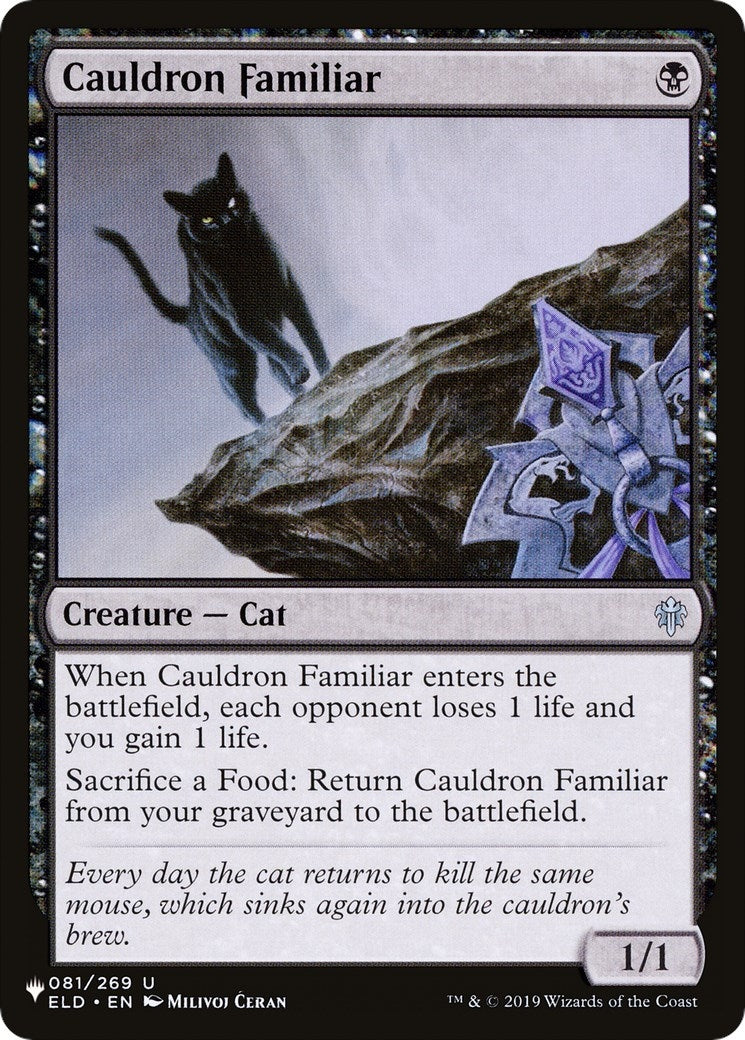 Image for Cauldron Familiar (081/269) (LIST) - Magic: The Gathering