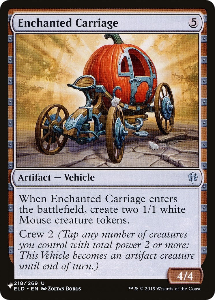Image for Enchanted Carriage (218/269) (LIST) - Magic: The Gathering