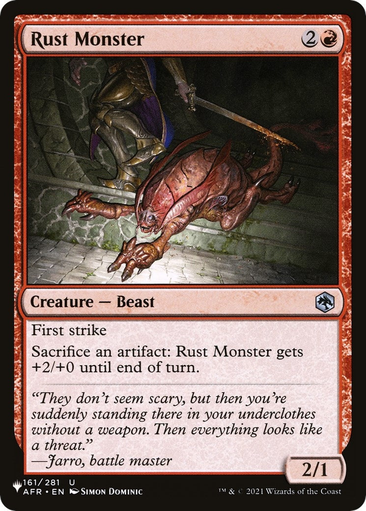 Image for Rust Monster (161/281) (LIST) - Magic: The Gathering