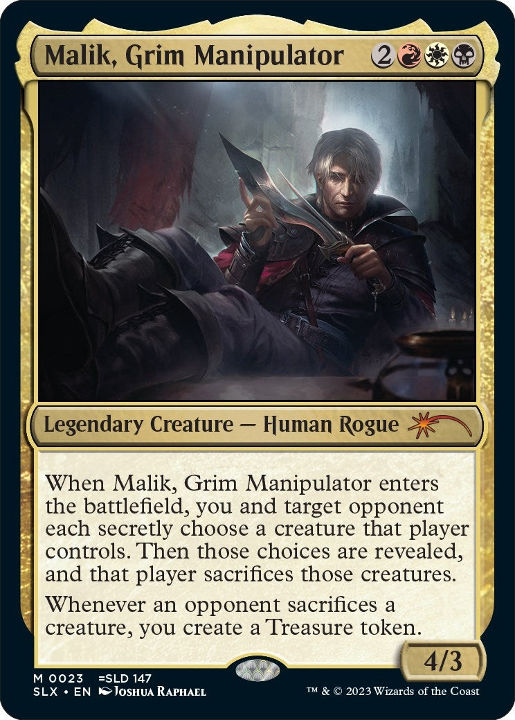 Image for Malik, Grim Manipulator (23) - Magic: The Gathering