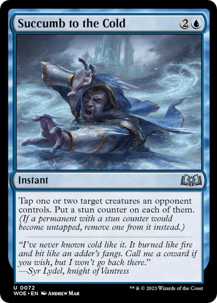 Image for Succumb to the Cold (72) - Magic: The Gathering