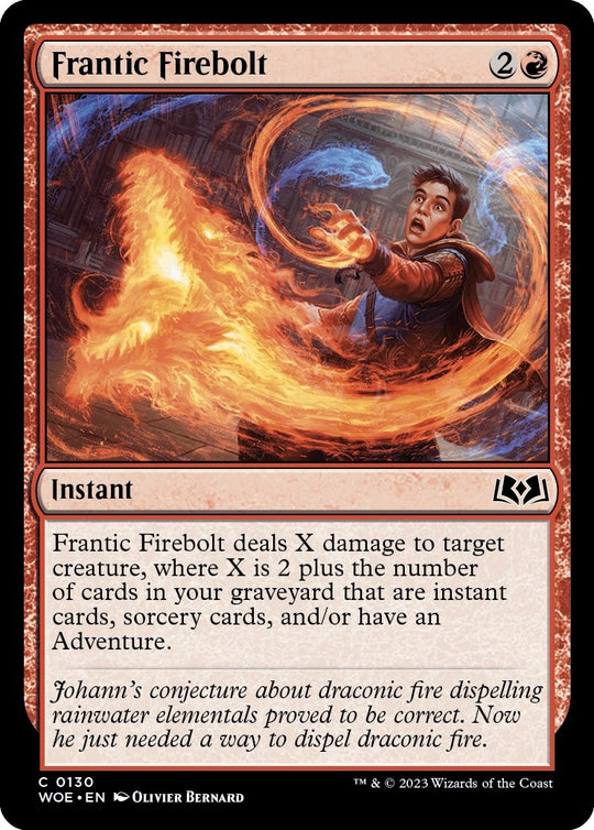 Image for Frantic Firebolt (130) - Magic: The Gathering