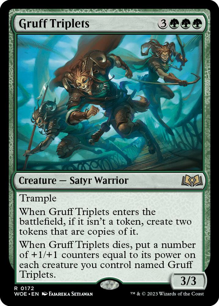 Image for Gruff Triplets (172) - Magic: The Gathering