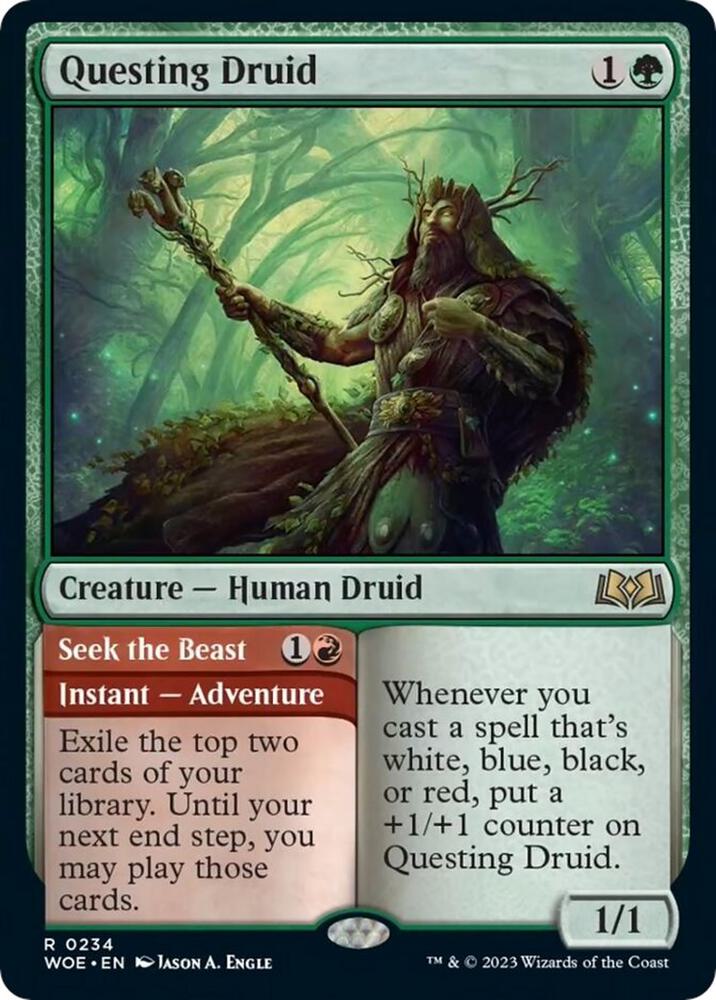 Image for Questing Druid (234) - Magic: The Gathering