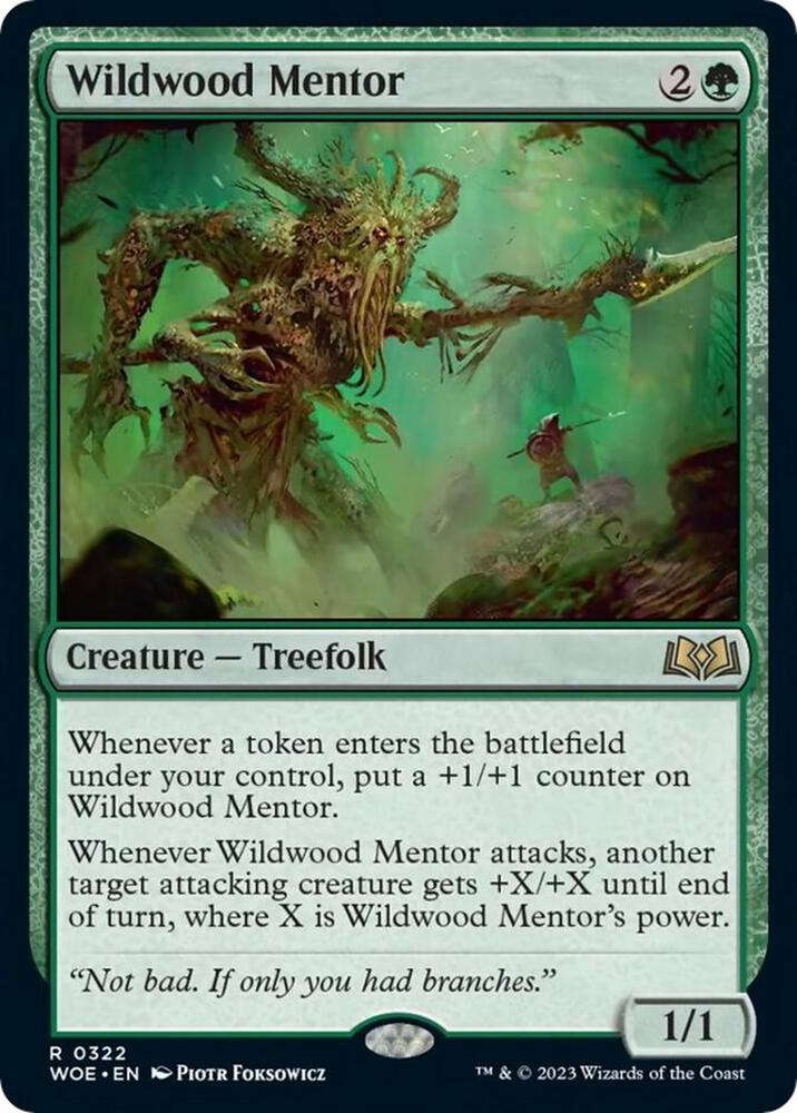 Image for Wildwood Mentor (322) - Magic: The Gathering