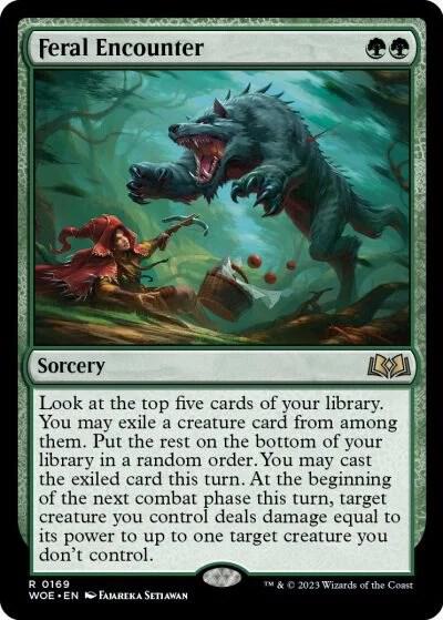 Image for Feral Encounter (169) - Magic: The Gathering