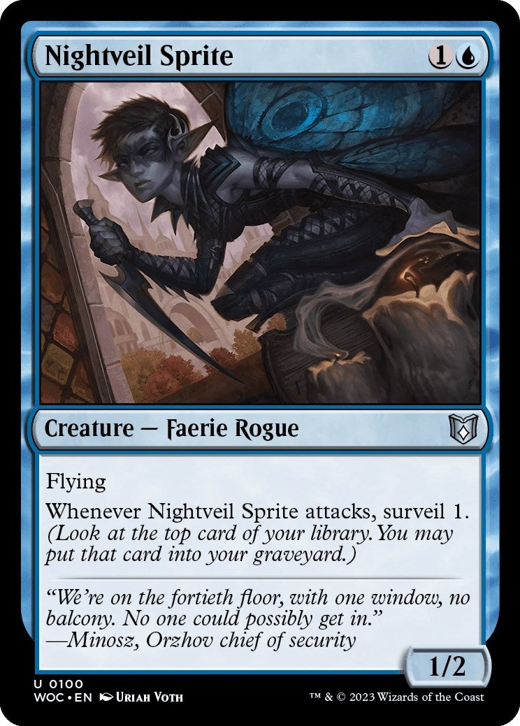 Image for Nightveil Sprite (100) (WOC) - Magic: The Gathering