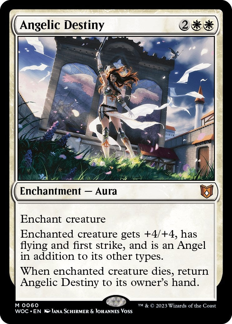 Image for Angelic Destiny (60) (WOC) - Magic: The Gathering