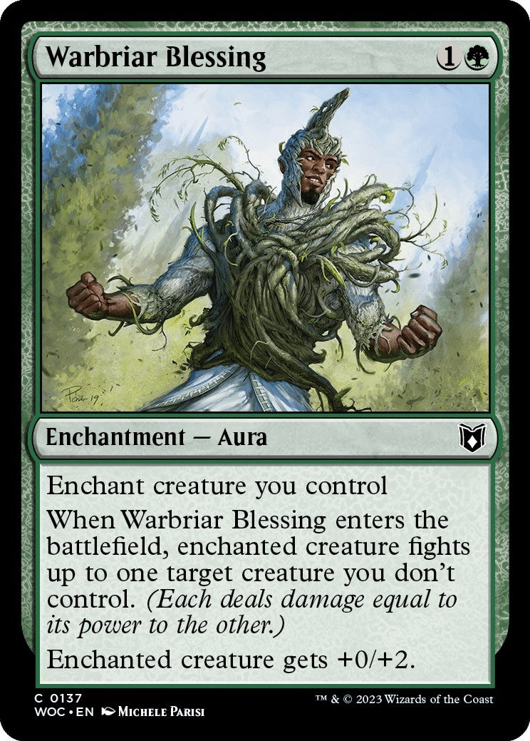 Image for Warbriar Blessing (137) (WOC) - Magic: The Gathering