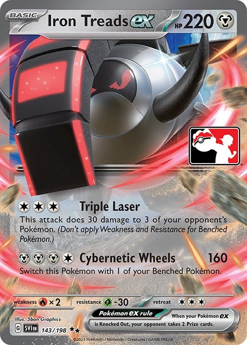 Image for Iron Treads ex (143/198) - Pokemon