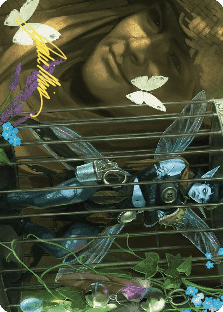 Image for Cooped Up Art Card (Gold-Stamped Signature) (1) - Magic: The Gathering