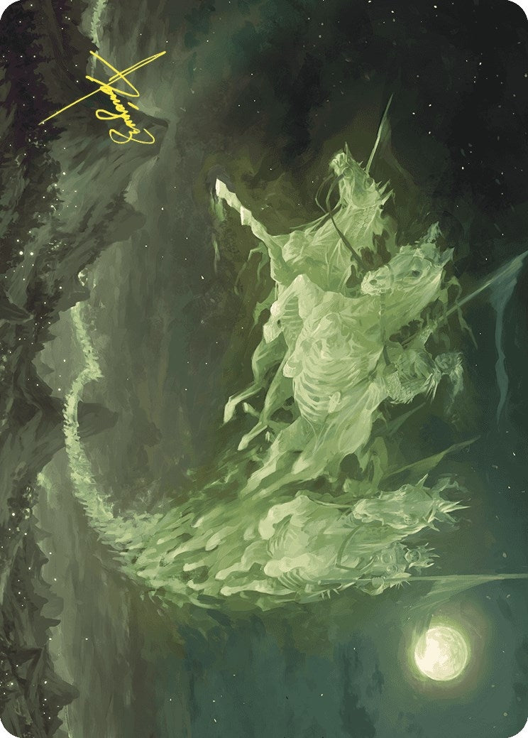 Image for Moonshaker Cavalry Art Card (Gold-Stamped Signature) (5) - Magic: The Gathering