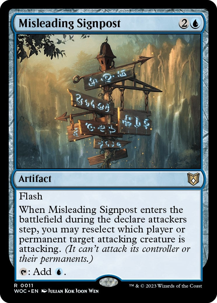 Image for Misleading Signpost (11) - Magic: The Gathering