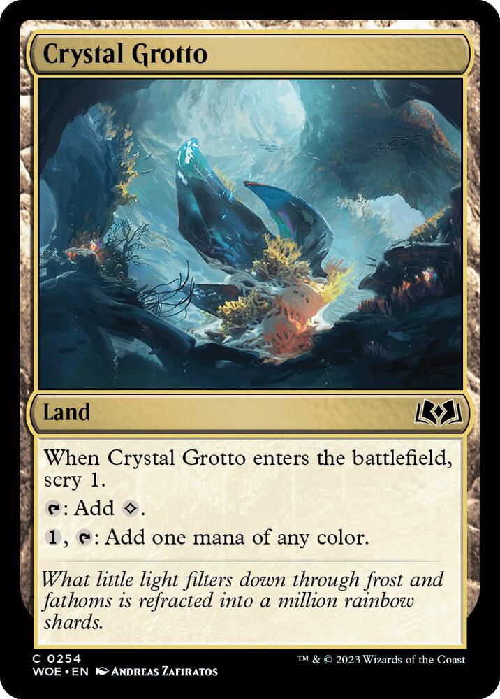 Image for Crystal Grotto (254) - Magic: The Gathering