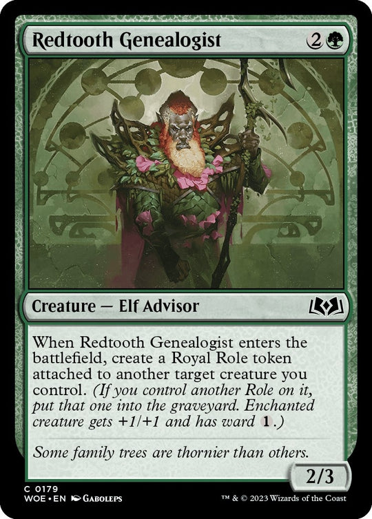 Image for Redtooth Genealogist (179) - Magic: The Gathering
