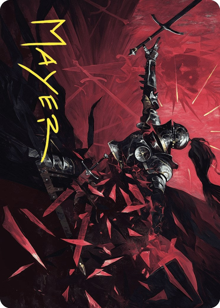 Image for Shatter the Oath Art Card (Gold-Stamped Signature) (14) - Magic: The Gathering