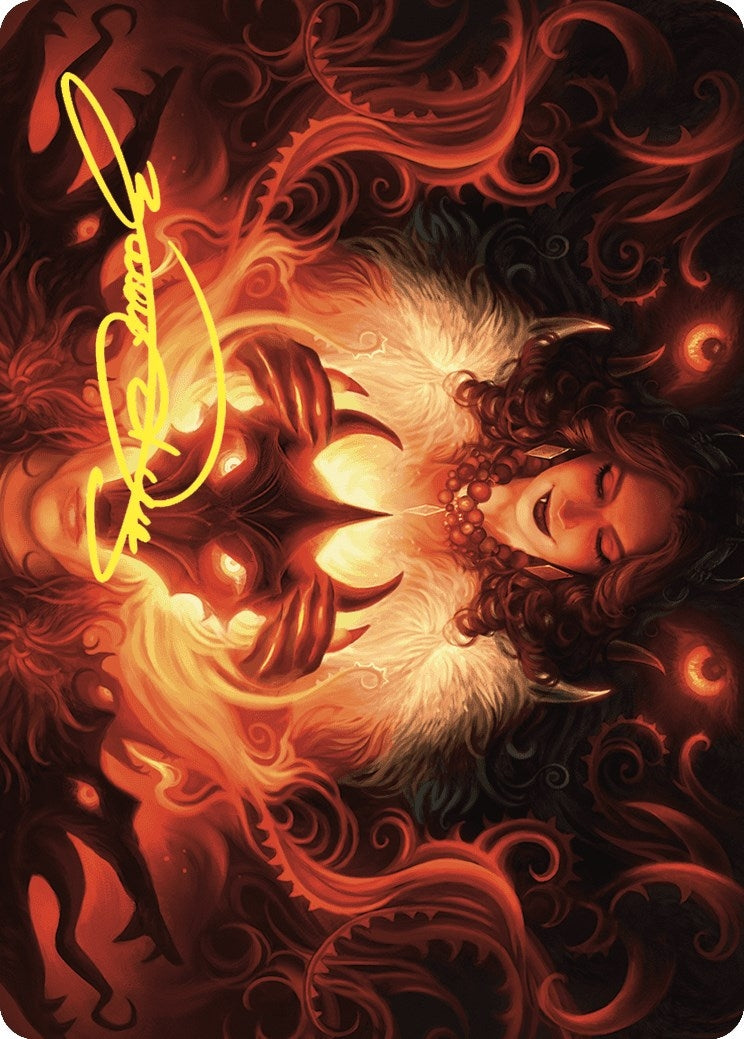 Image for Witch's Mark Art Card (Gold-Stamped Signature) (21) - Magic: The Gathering