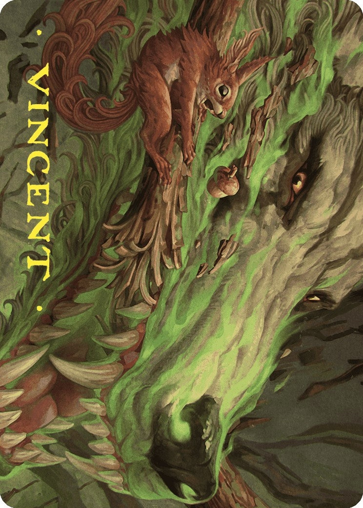 Image for Leaping Ambush Art Card (Gold-Stamped Signature) (26) - Magic: The Gathering