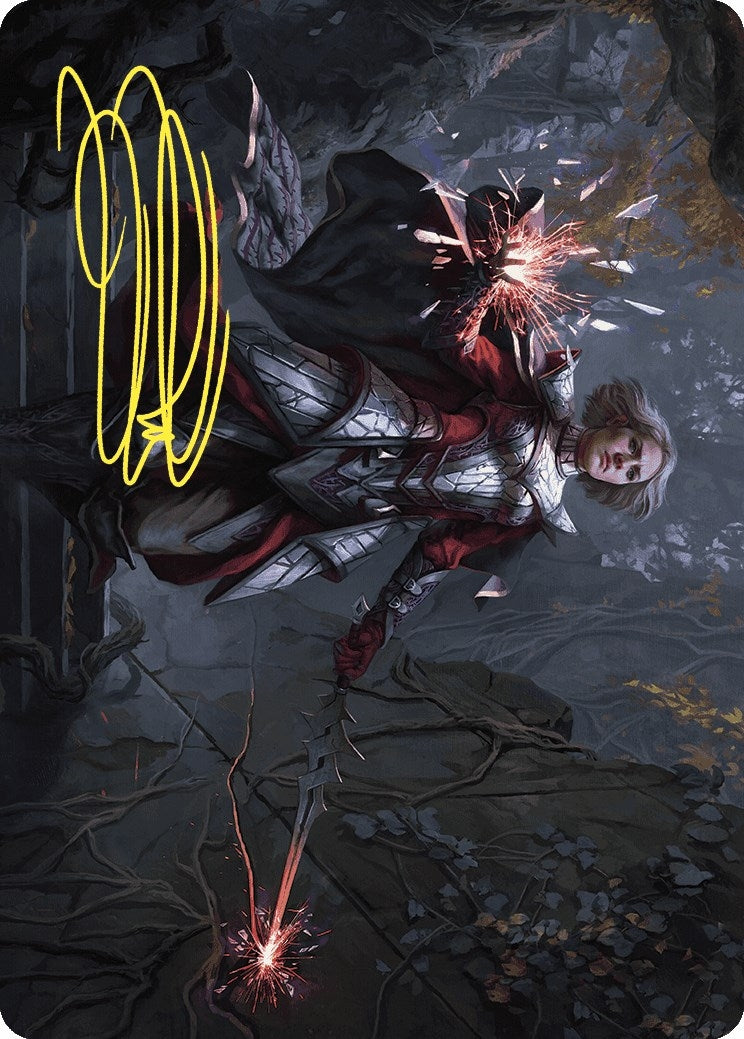Image for Rowan, Scion of War Art Card (31/81) (Gold-Stamped Signature) (31) - Magic: The Gathering
