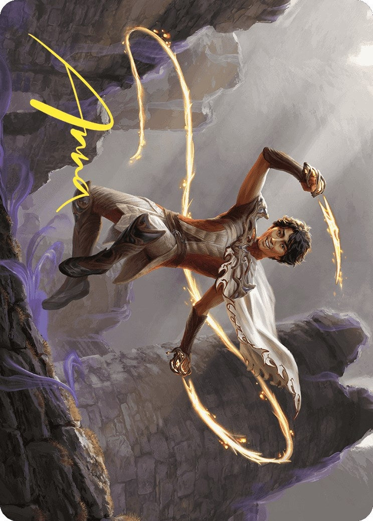 Image for Kellan, the Fae-Blooded Art Card (Gold-Stamped Signature) (39) - Magic: The Gathering