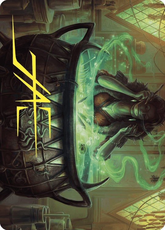Image for Agatha's Soul Cauldron Art Card (Gold-Stamped Signature) (42) (ASWOE) - Magic: The Gathering