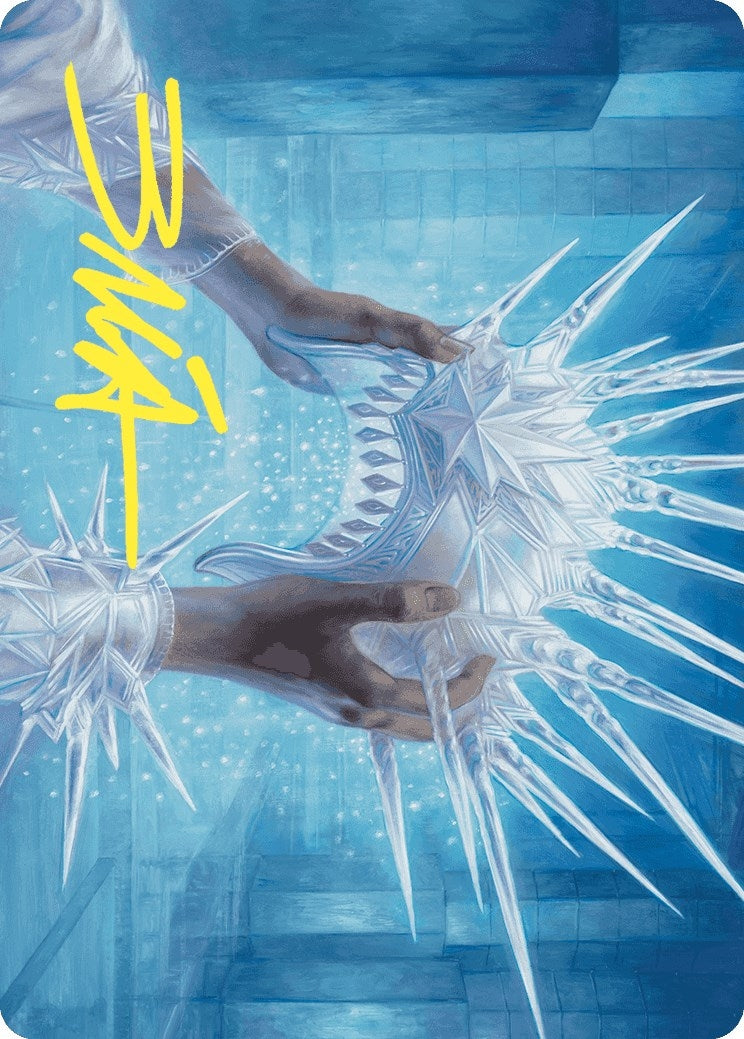 Image for Hylda's Crown of Winter Art Card (Gold-Stamped Signature) (43) - Magic: The Gathering