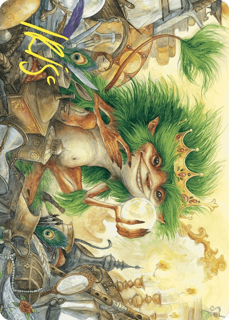 Image for Knickknack Ouphe Art Card (Gold-Stamped Signature) (50) (ASWOE) - Magic: The Gathering