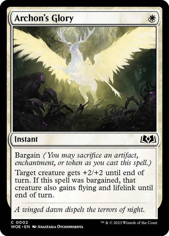 Image for Archon's Glory (2) (WOE) - Magic: The Gathering
