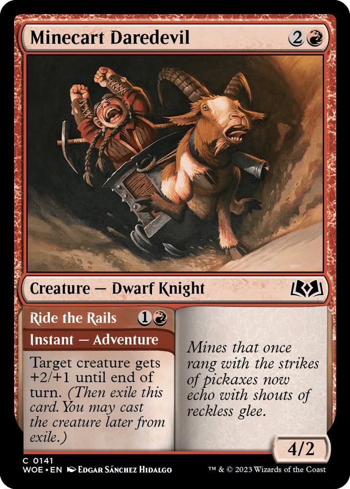 Image for Minecart Daredevil (141) - Magic: The Gathering