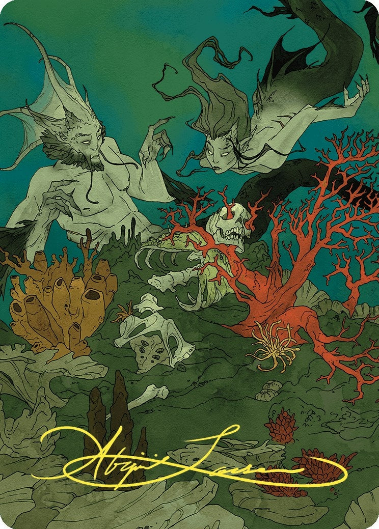 Image for Curiosity Art Card (Gold-Stamped Signature) (65) - Magic: The Gathering