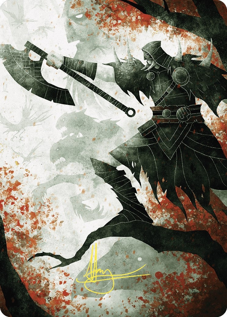 Image for Garruk's Uprising Art Card (Gold-Stamped Signature) (72) (ASWOE) - Magic: The Gathering