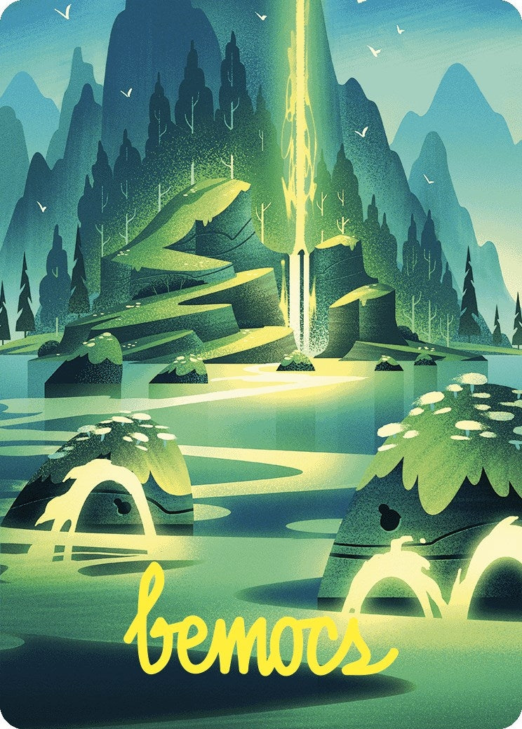 Image for Leyline of Abundance Art Card (Gold-Stamped Signature) (73) - Magic: The Gathering