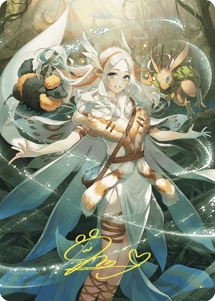 Image for Greater Auramancy Anime Art Card (Gold-Stamped Signature) (76) (ASWOE) - Magic: The Gathering