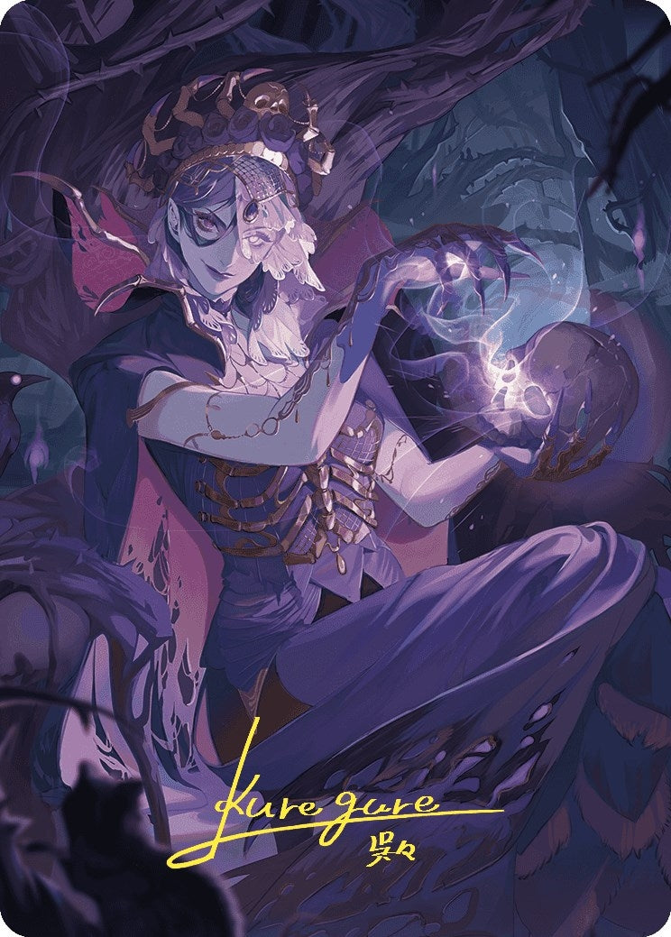 Image for Necropotence Art Card (Gold-Stamped Signature) (80) - Magic: The Gathering
