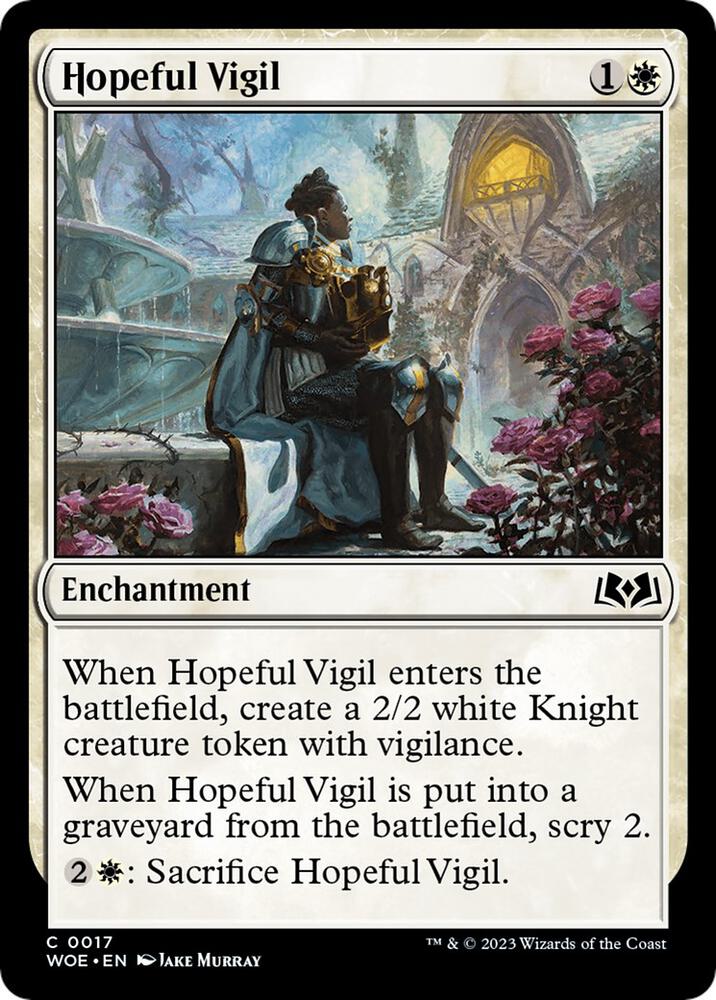 Image for Hopeful Vigil (17) - Magic: The Gathering