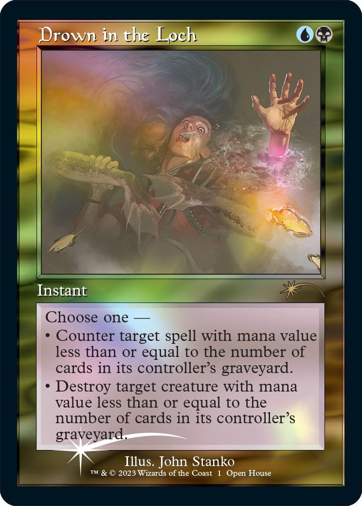 Image for Drown in the Loch (Retro Frame) (1) - Magic: The Gathering