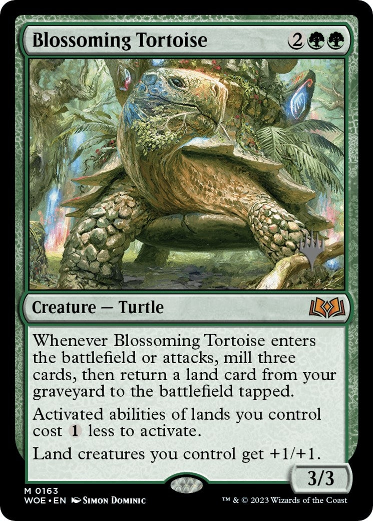 Image for Blossoming Tortoise (163) - Magic: The Gathering