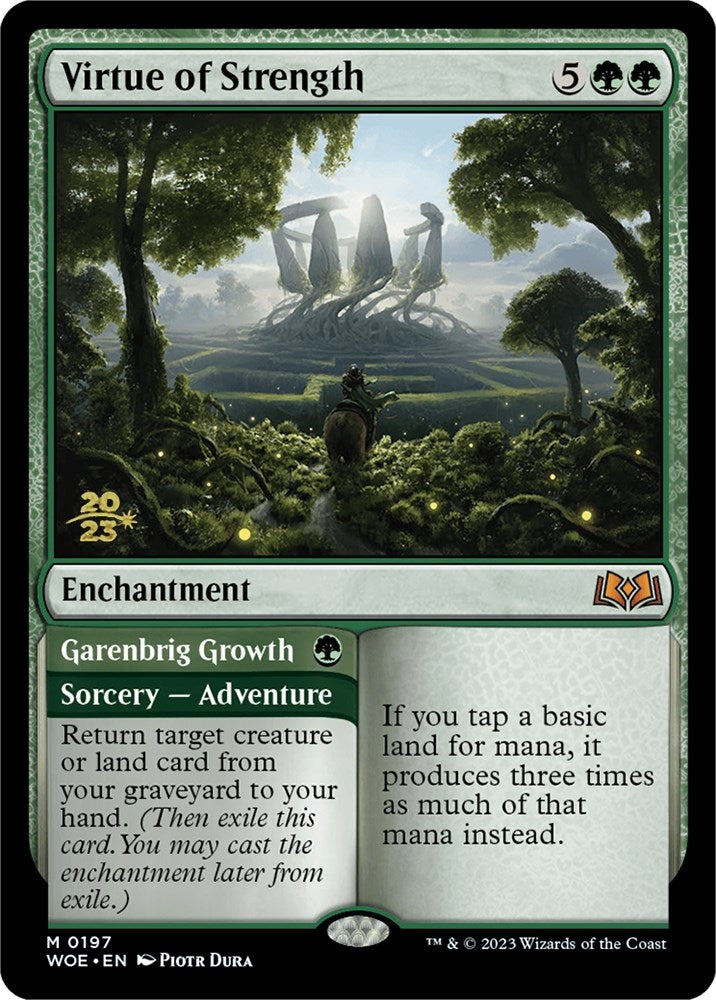 Image for Virtue of Strength (197) - Magic: The Gathering