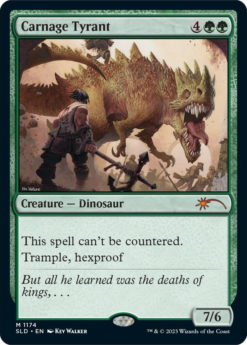 Image for Carnage Tyrant (1174) - Magic: The Gathering