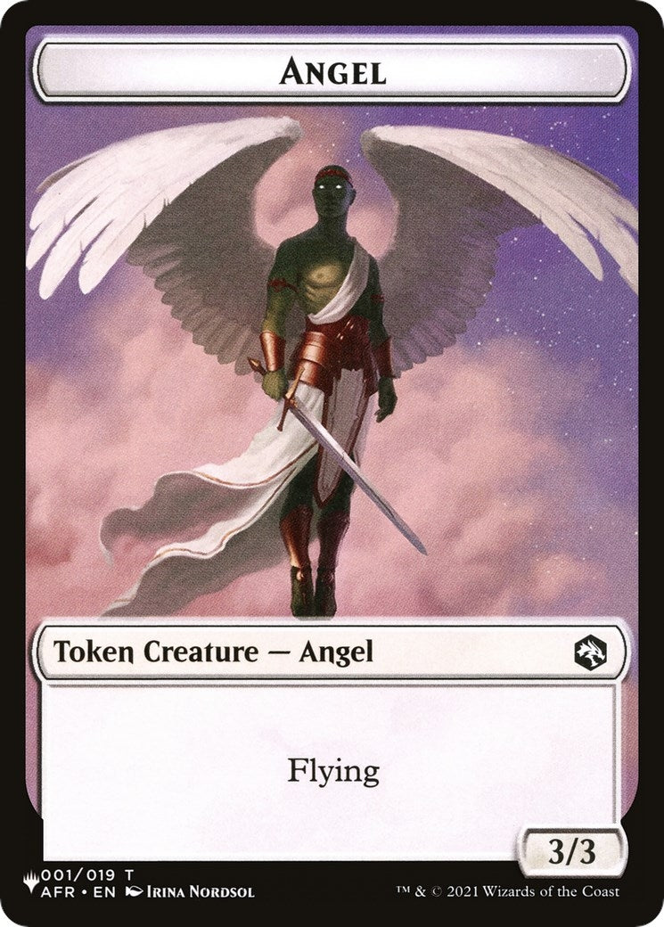 Image for Angel // Soldier Double-Sided Token (1 // 2) (LIST) - Magic: The Gathering