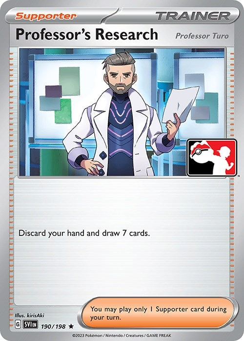 Image for Professor's Research [Professor Turo] (190/198) - Pokemon