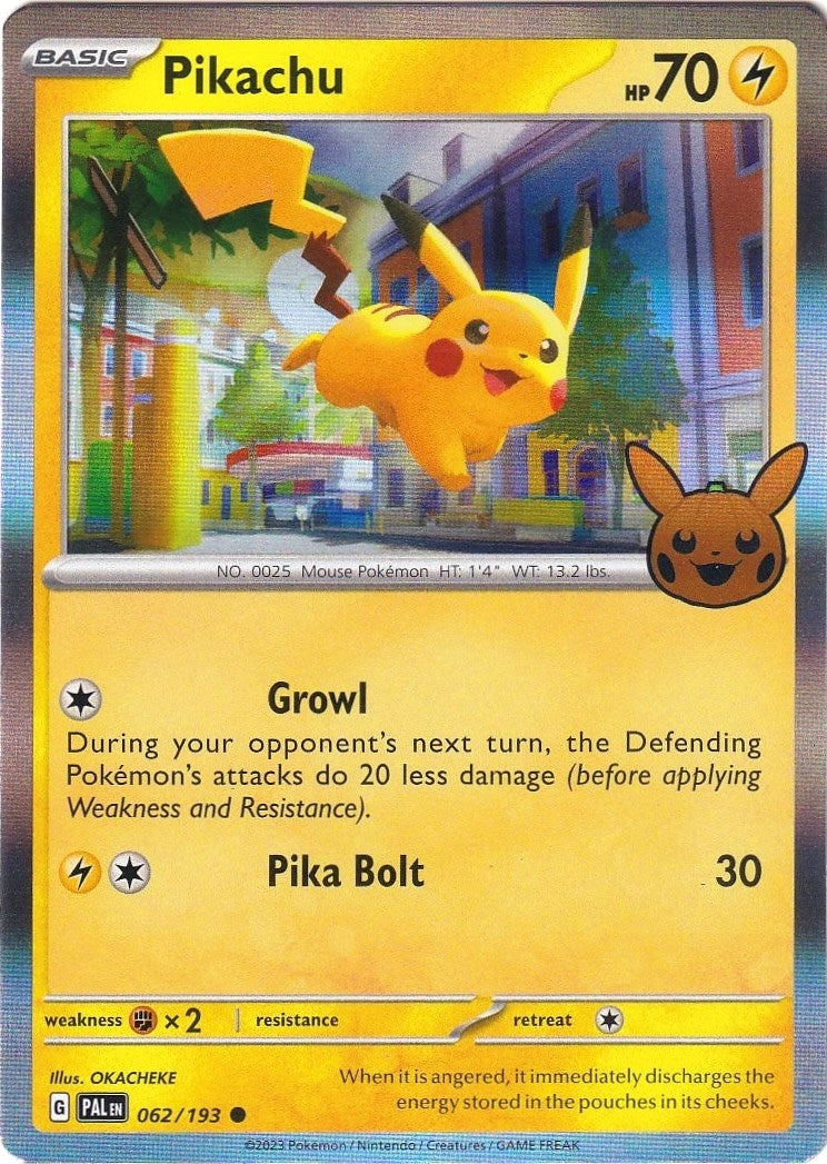Image for Pikachu (062/193) (TTBB23) - Pokemon