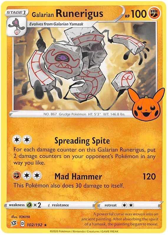 Image for Galarian Runerigus (102/192) (TTBB23) - Pokemon