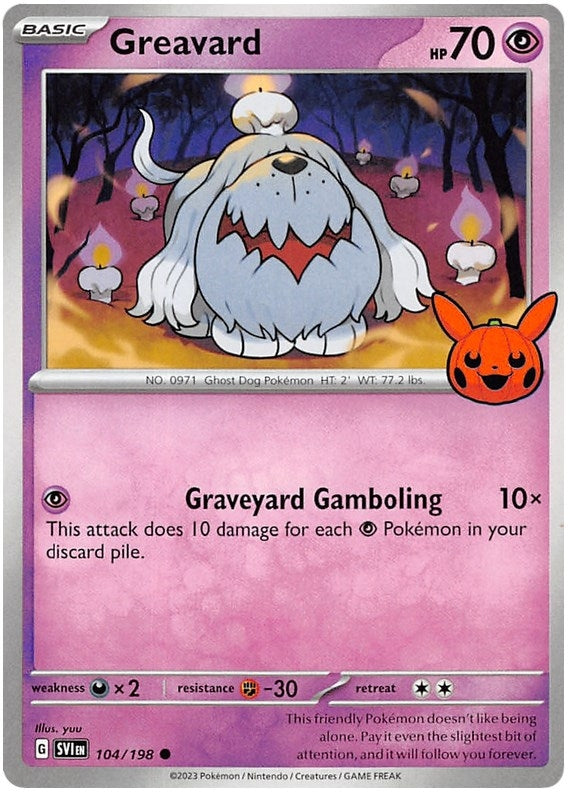 Image for Greavard (104/198) (TTBB23) - Pokemon