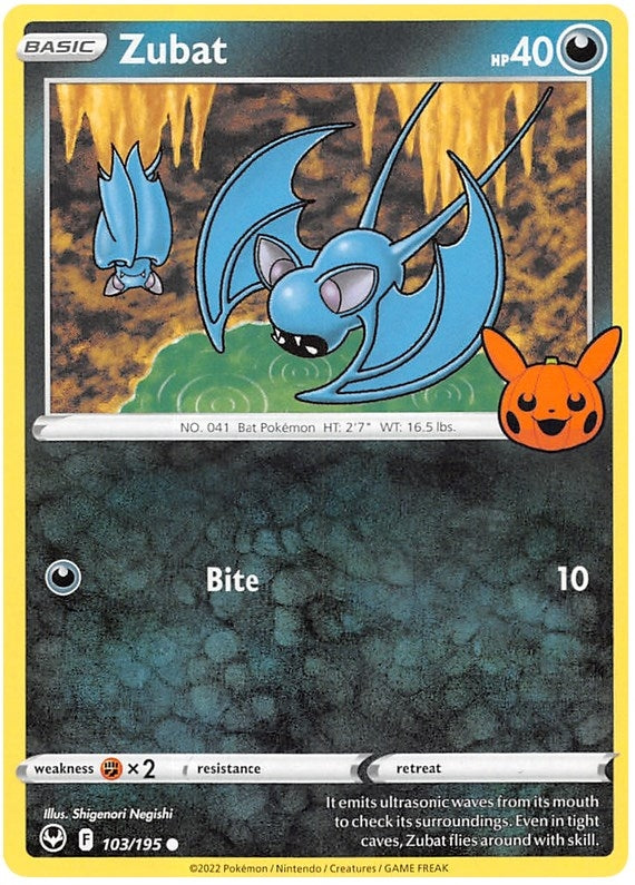 Image for Zubat (103/195) (TTBB23) - Pokemon